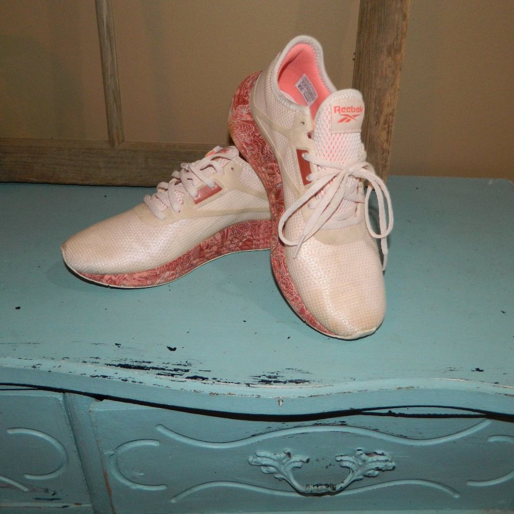 Reebok Flash Film 3.0 FX1247 Running Shoes, Women's Size 8 M, Pink/Peach